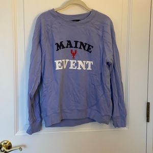 J.crew sweatshirt “Maine Event”